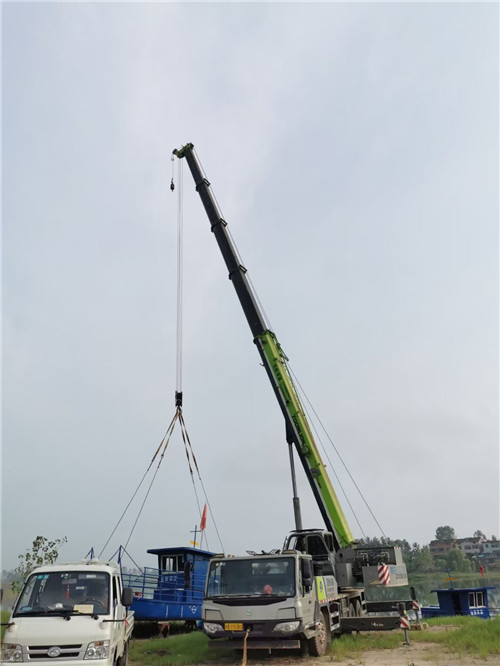 潍坊市桥梁建设吊装案例